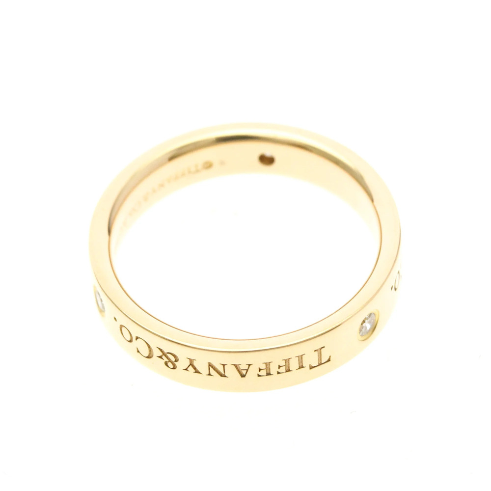 TIFFANY 18k Gold Diamond Ring - Picture 9 of 9